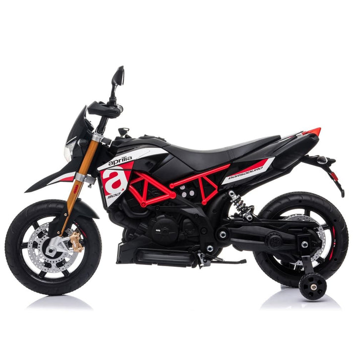TOBBI 12V Electric Aprilia Licensed  Kids Ride-On Motorcycle-TH17A0661