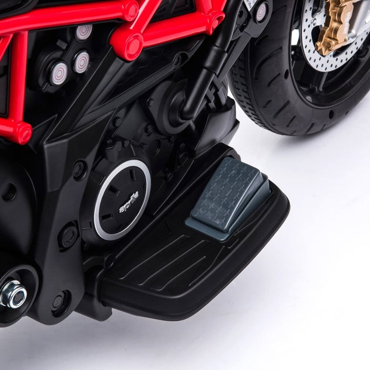 TOBBI 12V Electric Aprilia Licensed  Kids Ride-On Motorcycle-TH17A0661