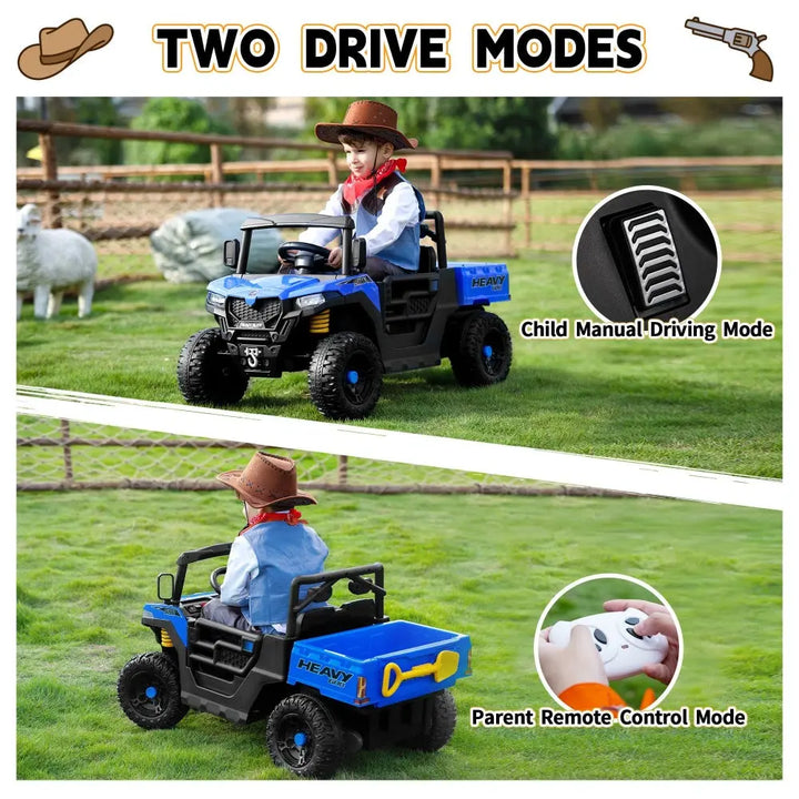 TOBBI 12V Electric Kids Ride-On Dump UTV-TH17A1165