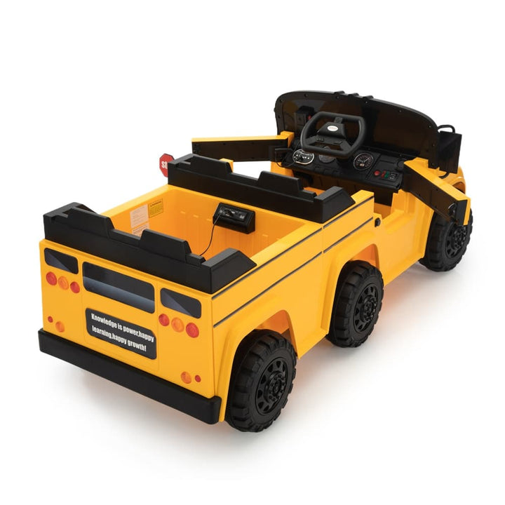 TOBBI 12V Electric Kids Ride-On School Bus-TH17S1123