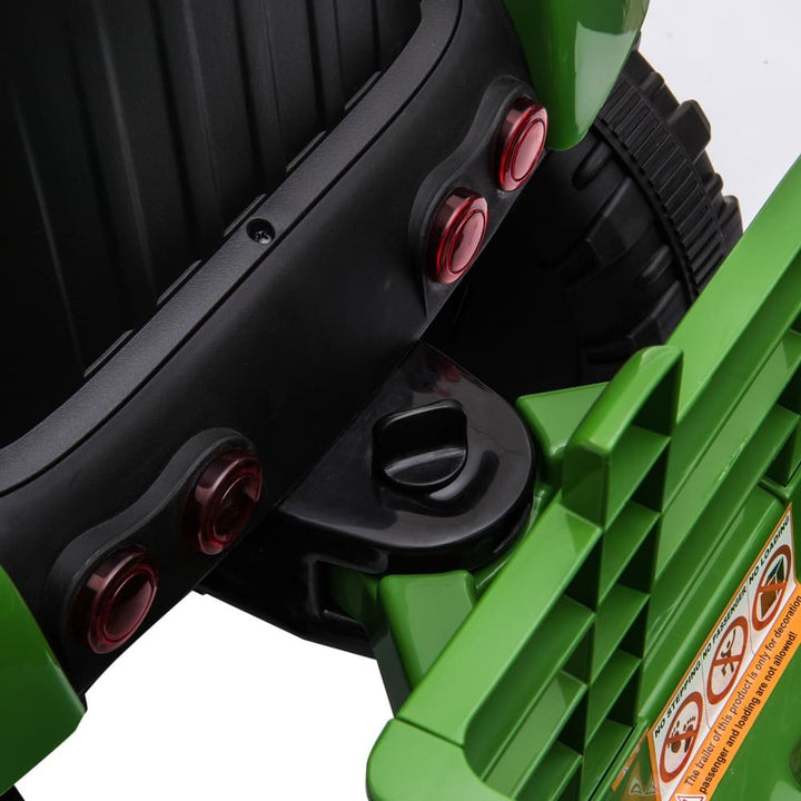 TOBBI 12V Electric Kids Ride-On Tractor with Trailer-TH17P0491