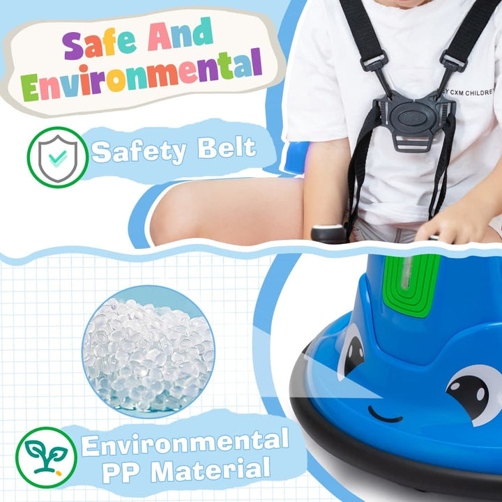 TOBBI 12V Electric Kids Ride-on Bumper Car-TH17W0928