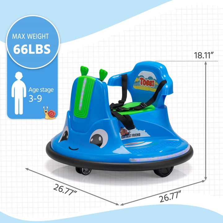 TOBBI 12V Electric Kids Ride-on Bumper Car-TH17W0928