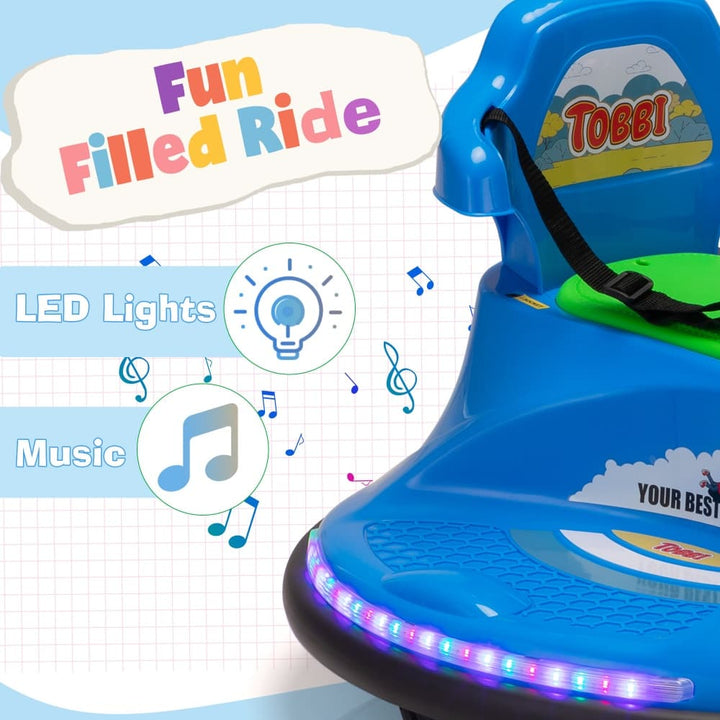 TOBBI 12V Electric Kids Ride-on Bumper Car-TH17W0928