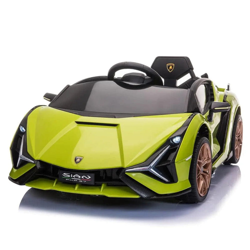 Tobbi Electric Riding Vehicles Green TOBBI 12V Licensed Lamborghini Sian Electric Kids Ride On Car TOBBI 12V Licensed Lamborghini Sian Electric Kids Ride On Car - Tobbi TH17K0649