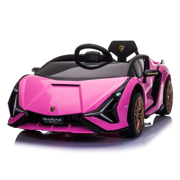 TOBBI 12V Licensed Lamborghini Sian Electric Kids Ride On Car-TH17M0651