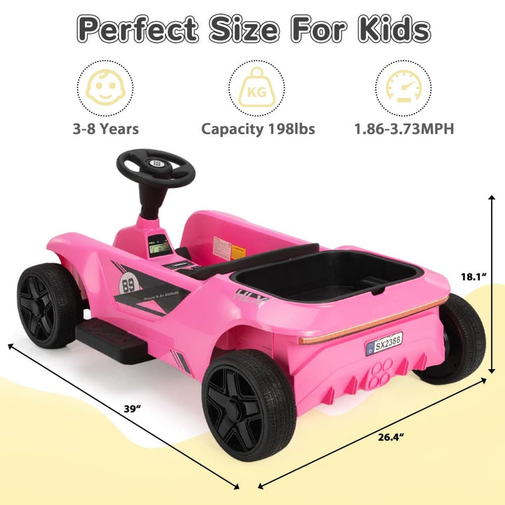 TOBBI 24V Electric 2-Seater Family Ride-On Car-TH17T1142