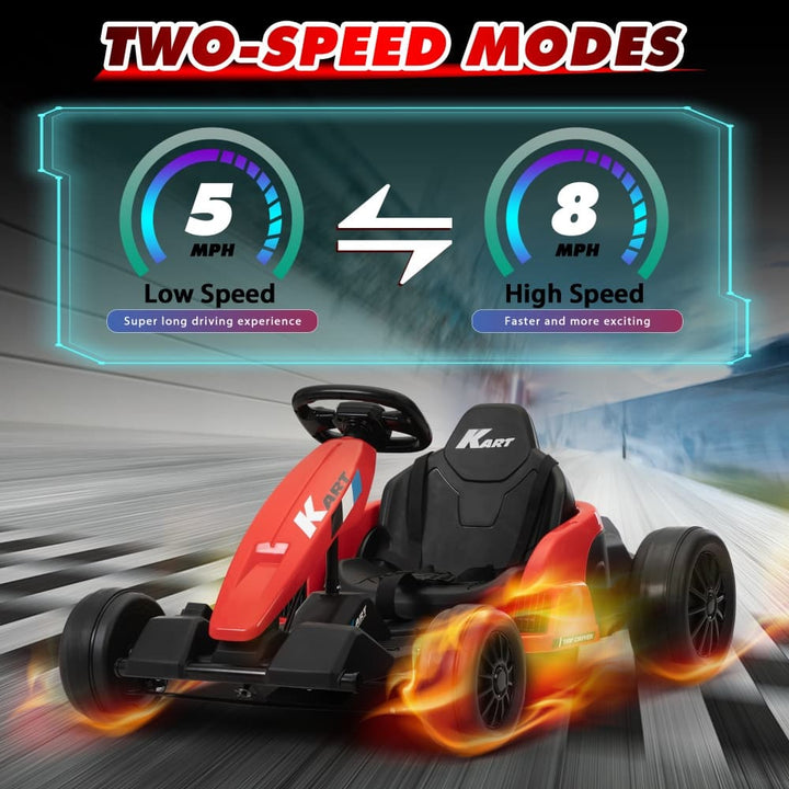 TOBBI 24V Electric Kids Drift Go Kart-TH17E0987