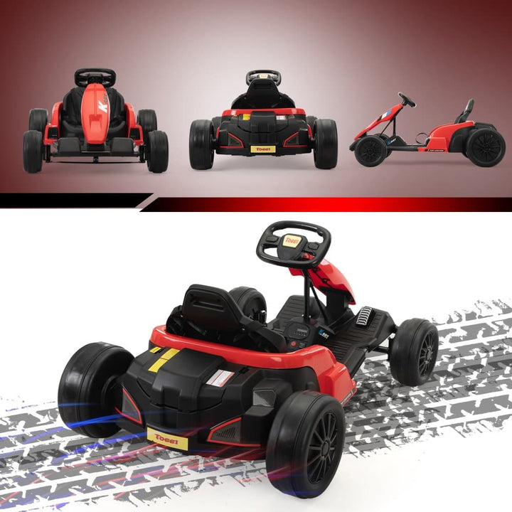 TOBBI 24V Electric Kids Drift Go Kart-TH17E0987