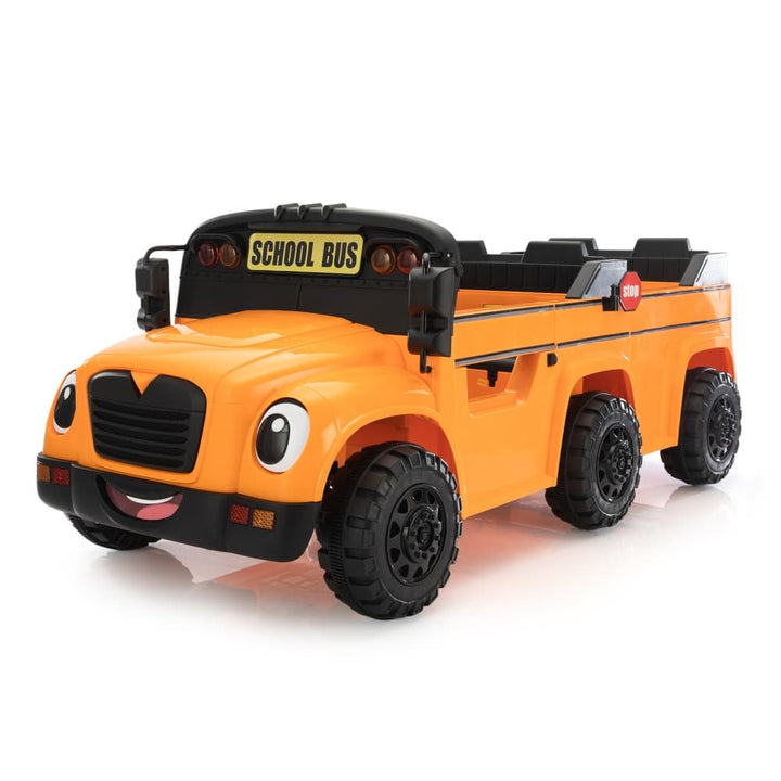 TOBBI 24V Electric Kids Ride-On School Bus-TH17W1126