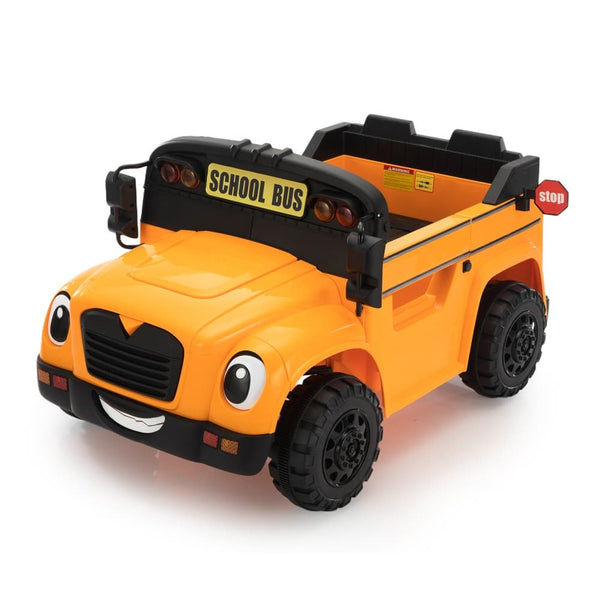 TOBBI 24V Electric Kids Ride-On School Bus-TH17W1126