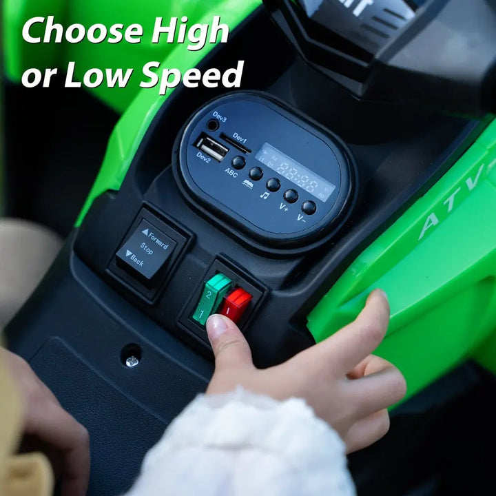 TOBBI 24V Electric Kids Ride-on ATV Quad-TH17Y1164