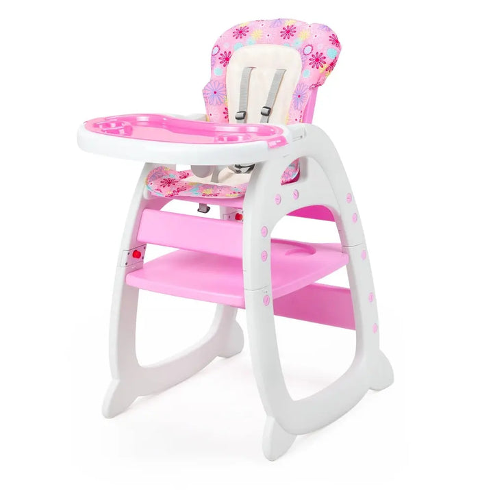 TOBBI 3-in-1 Convertible Toddler Highchair with Table-TH17K0217
