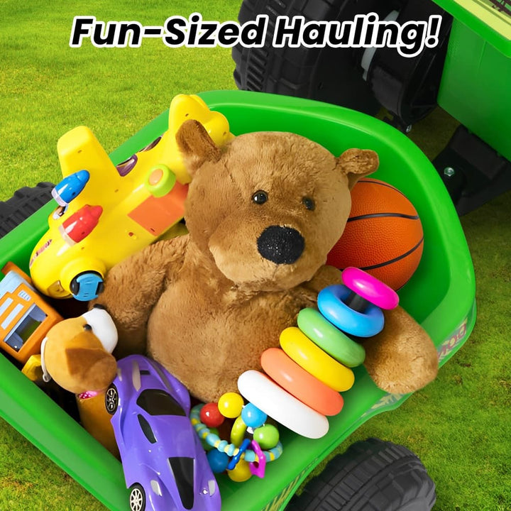 TOBBI 6V Electric Kids Ride-On ATV with Trailer-TH17N1012