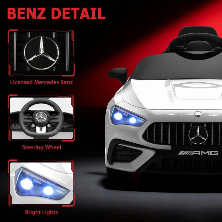 TOBBI 6V Licensed Mercedes-Benz AMG CLE53 Electric Kids Ride-On Car-TH17R1158