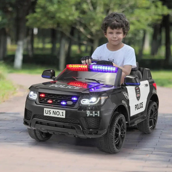 Tobbi Electric Riding Vehicles TOBBI 12V Electric Kids Ride On Toy Police Car TOBBI 12V Electric Police Car for Kids - Fun & Safe Ride
