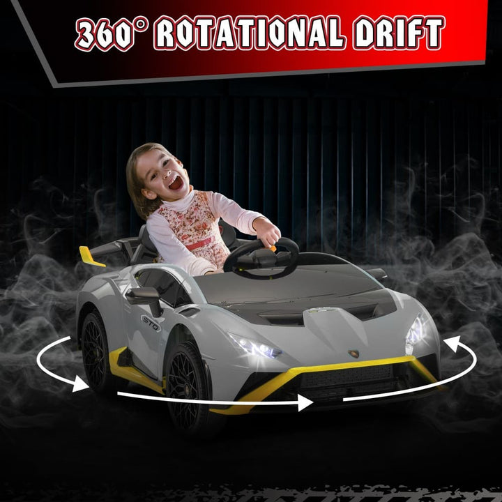 TOBBI 24V Licensed Lamborghini Electric Kids Ride On Car-TH17W1018