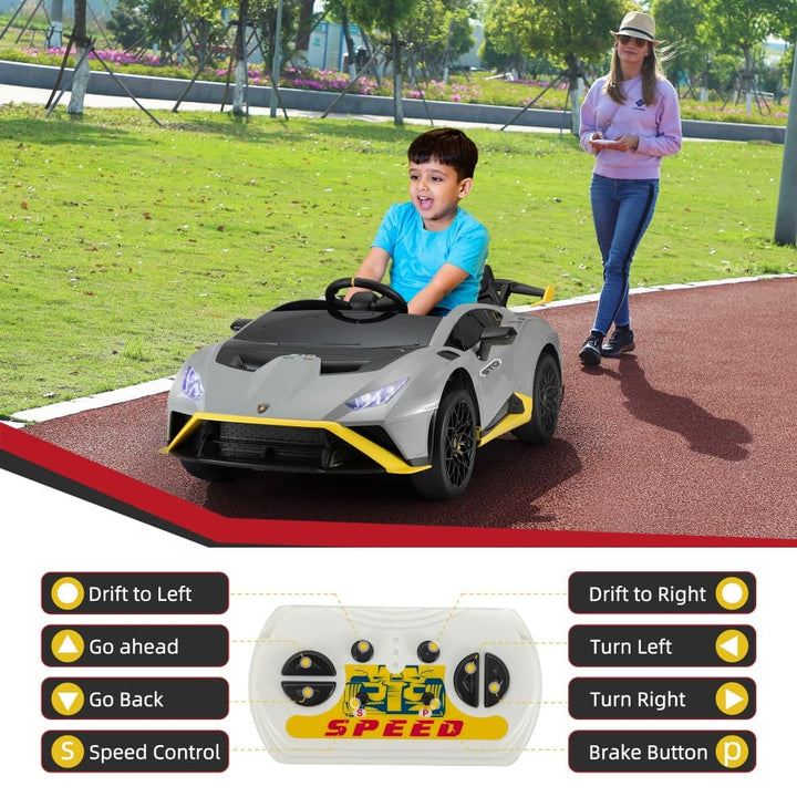TOBBI 24V Licensed Lamborghini Electric Kids Ride On Car-TH17W1018