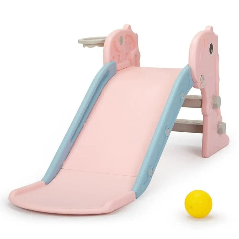 Tobbi Slides Pink DOWN & TRANSFER 3-in-1 Dinosaur Slide Set Dinosaur Slide Set - Perfect for Kids' Outdoor Fun TH17W0982