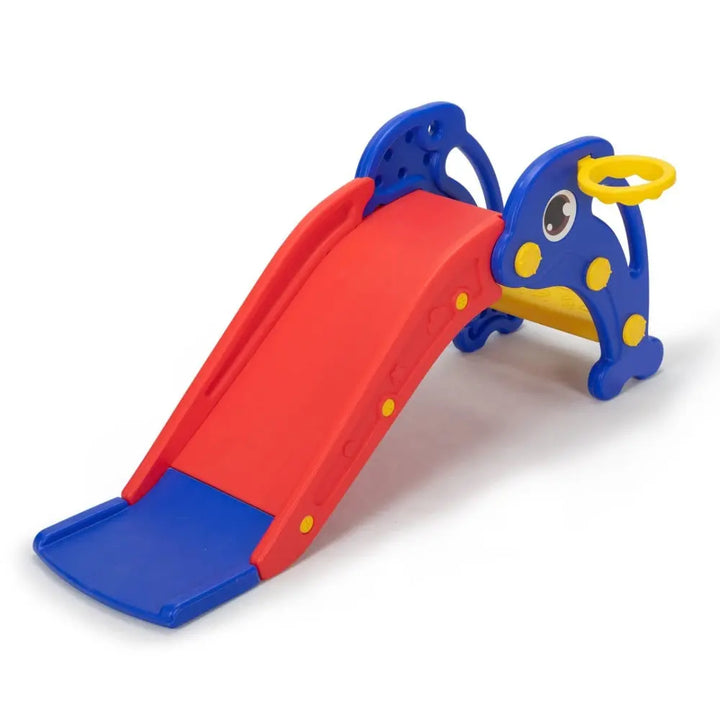 TOBBI & NYEEKOY 3-in-1 Dolphin-Themed Toddler Slide Set-TH17E0753