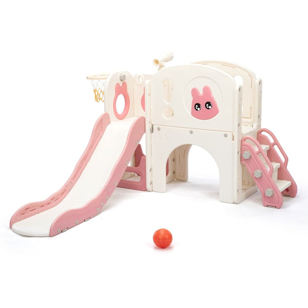 TOBBI & NYEEKOY 8-in-1 Toddler Slide Climber Set-TH17L1136