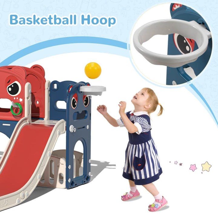 TOBBI & NYEEKOY 9-in-1 Large Indoor Outdoor Slide Set-TH17N1120