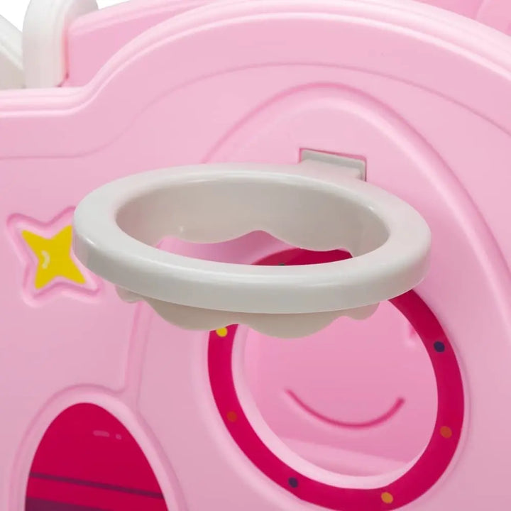 TOBBI & NYEEKOY 9-in-1 Large Rocket-Themed Toddler Climber Slide-TH17H1116
