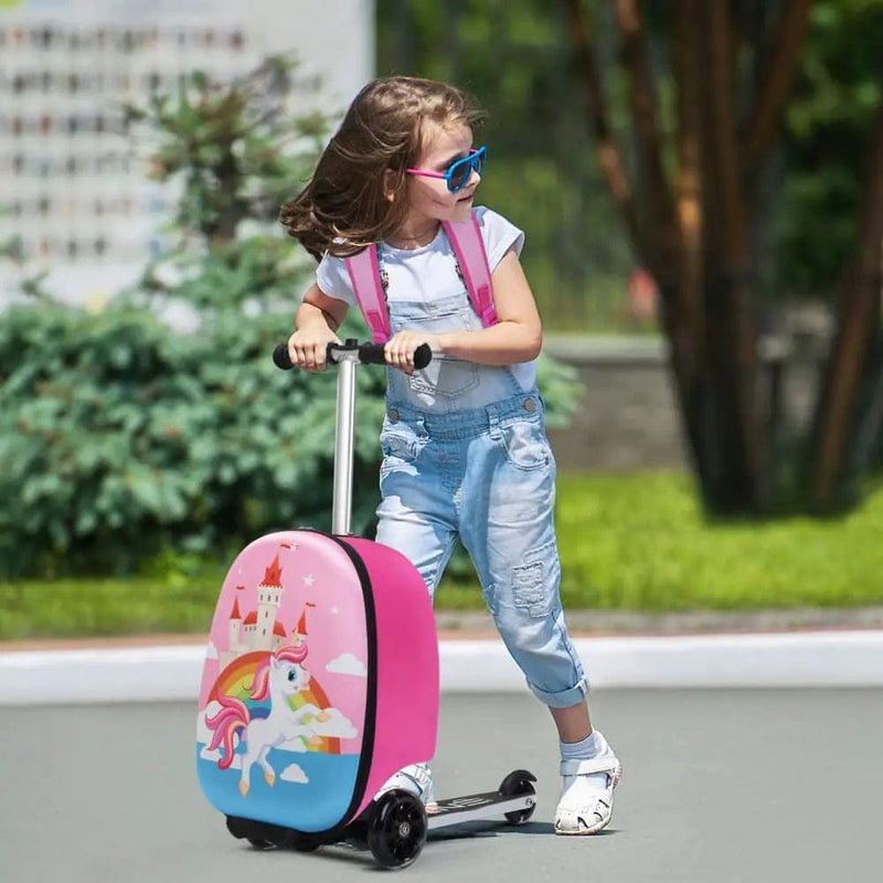 Tobbi Kids' Suitcases TOBBI & VLIVE Kids Scooter Suitcase 2-Piece Set TOBBI & VLIVE Kids Scooter - Perfect Travel Companion