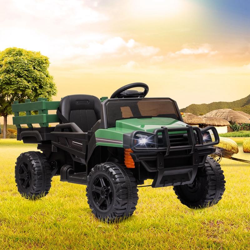 12V Kids Ride On Farm Tractor - TOBBI